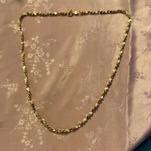 Elegant Gold vermeil sterling silver Chain Necklace Please specify length